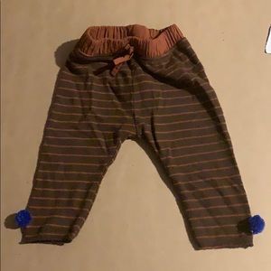 Brown Striped pants for baby girl!